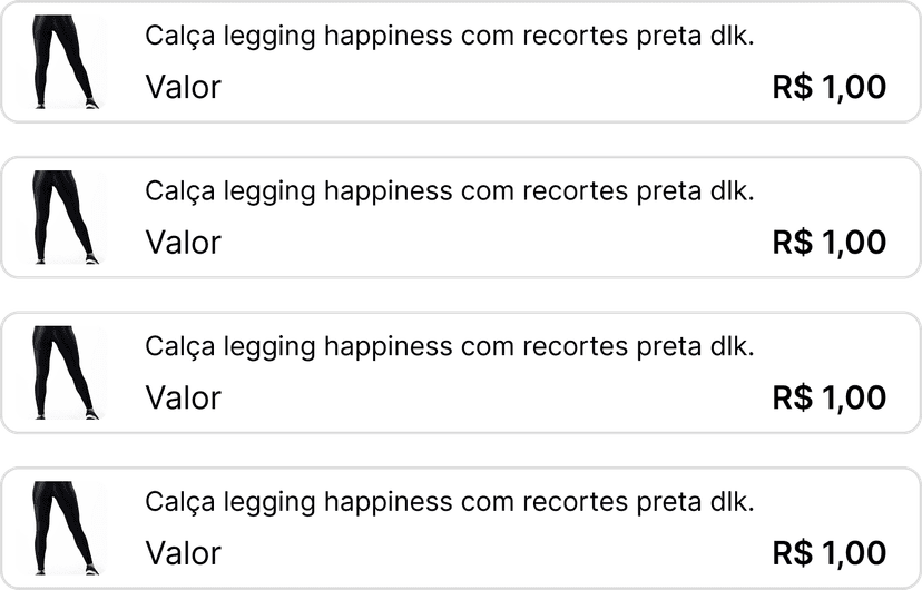 Cadastro de produtos