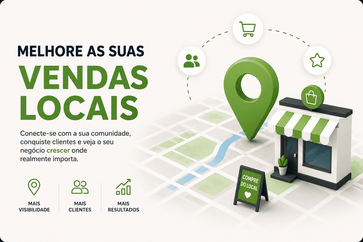 Lojista aumentando vendas locais com loja virtual, Instagram e atendimento a clientes da cidade